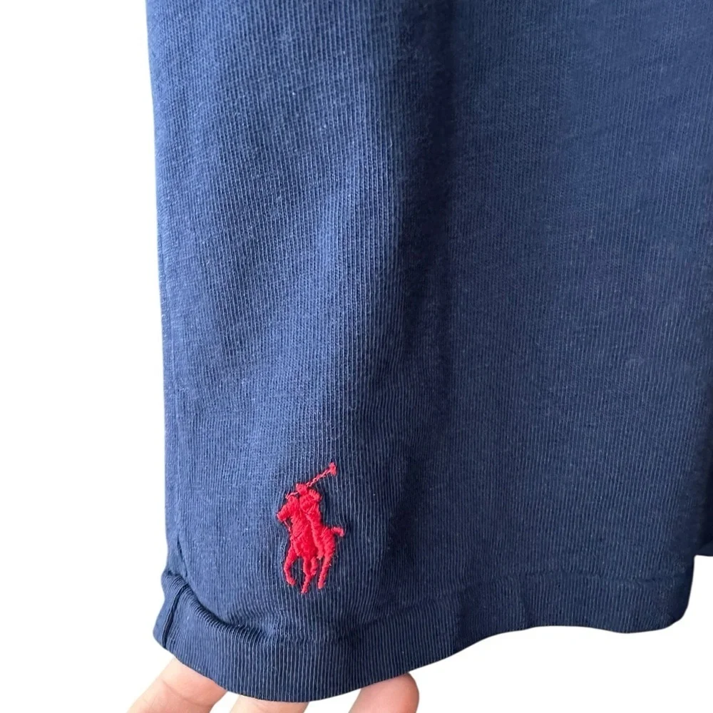 POLO Ralph Lauren Navy Embroidered Outdoor Adventures Tee Shirt